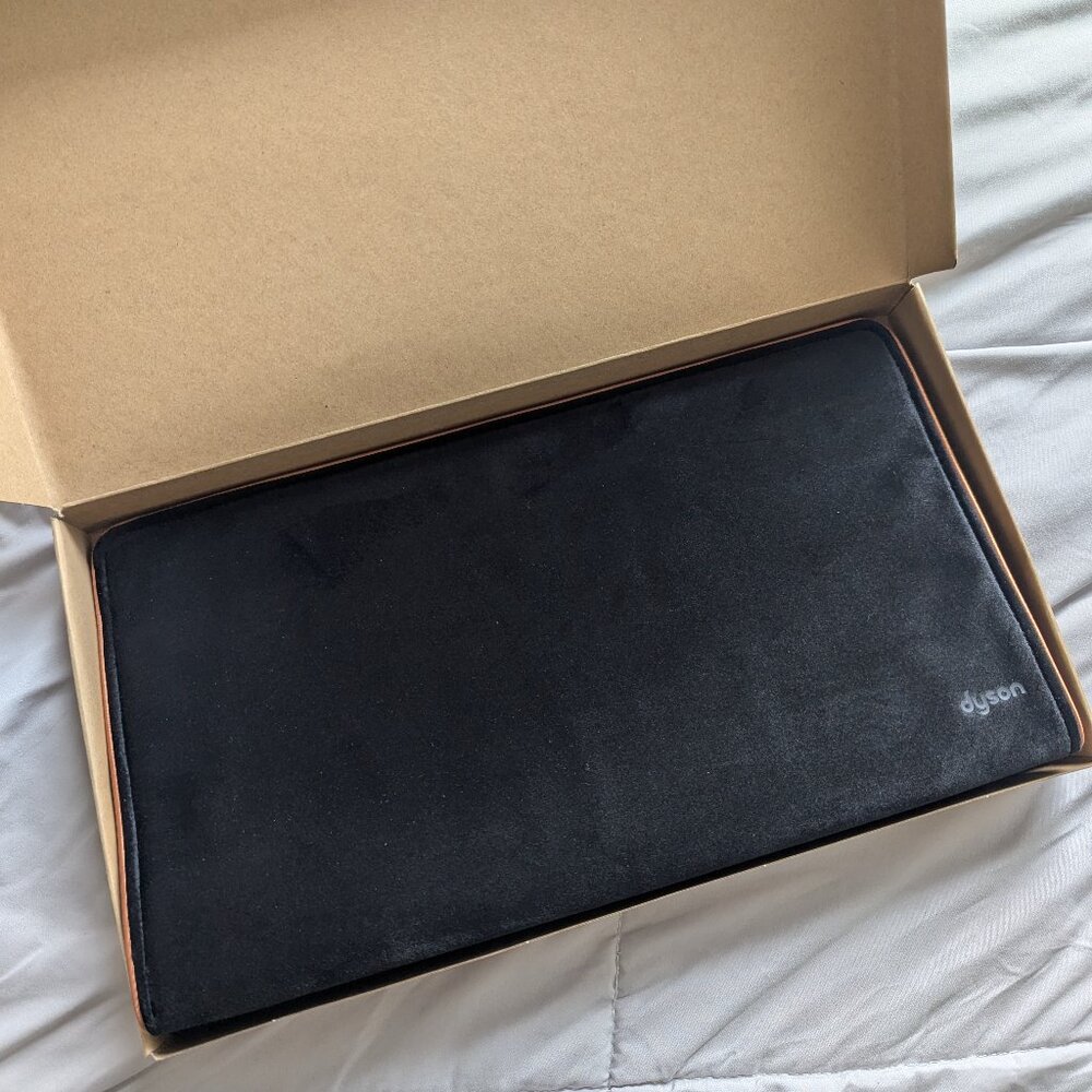 Black/copper Dyson designed storage bag (NEW IN BOX)